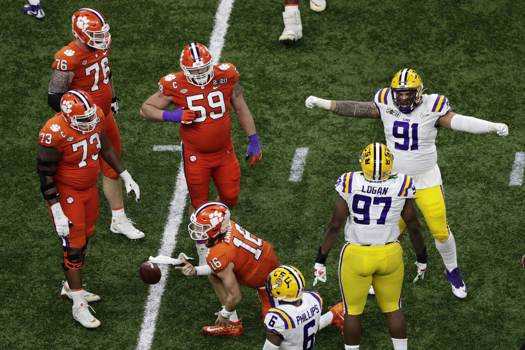 CFP Championship Clemson LSU Football